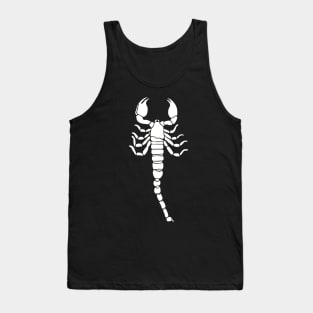 Cool white scorpion Tank Top